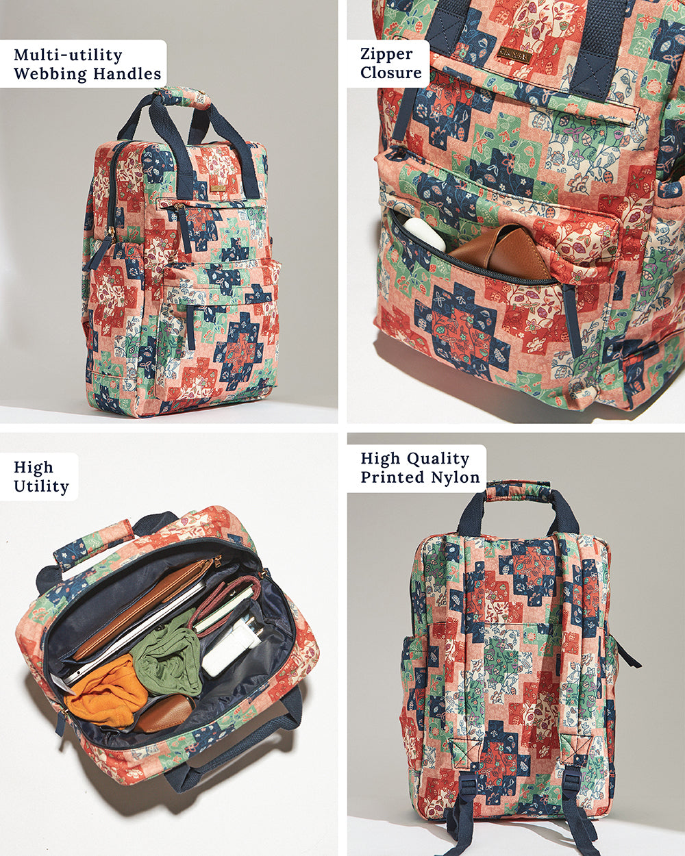 Explorer Backpack | Batik Patchwork