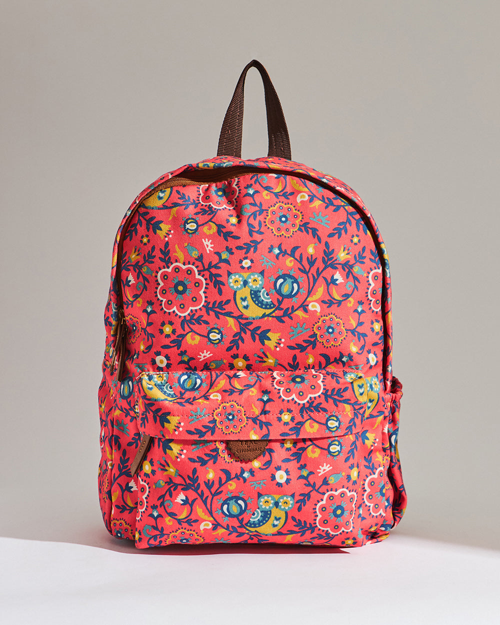 Teal by Chumbak Bukhara Blooms Backpack