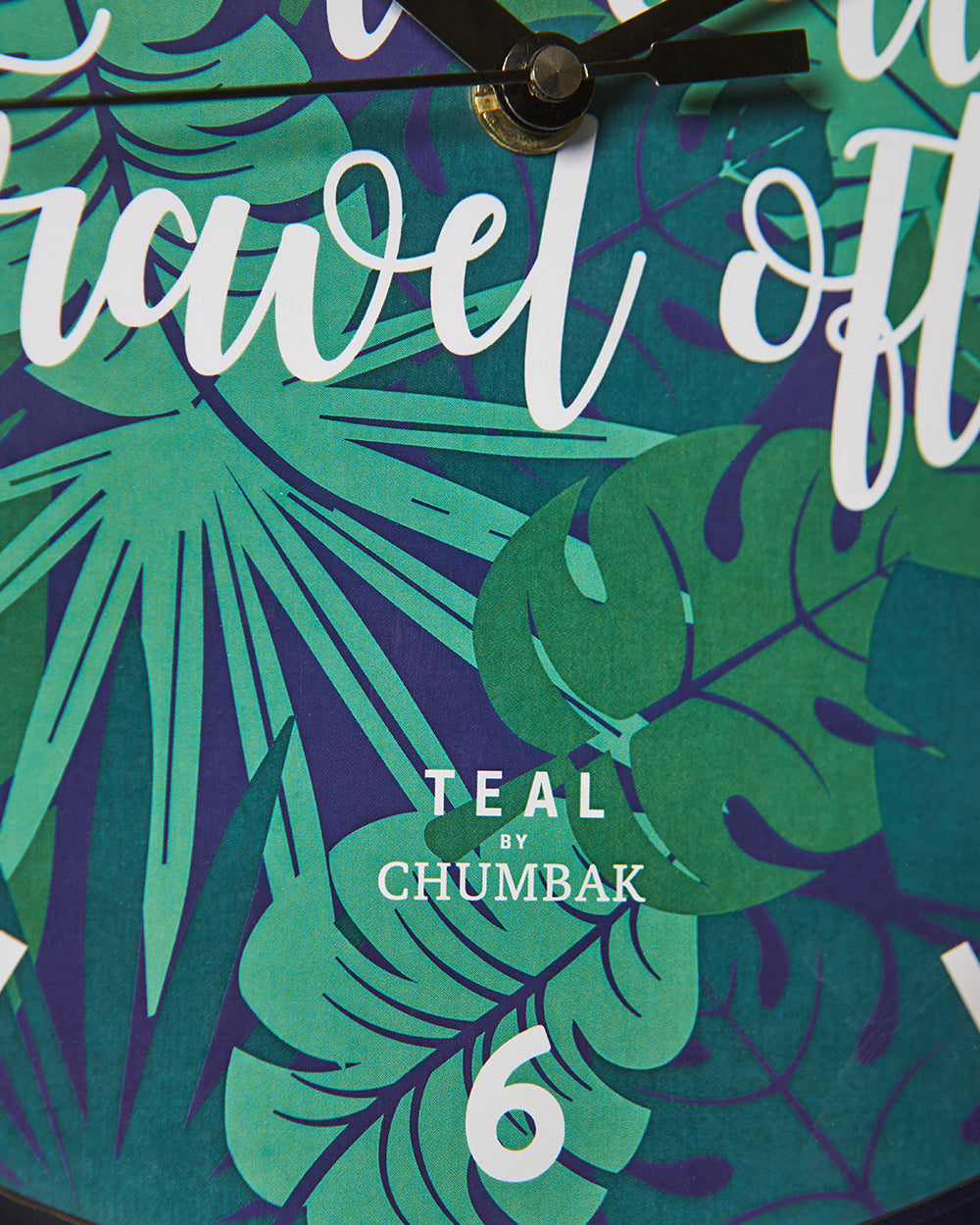 Teal by Chumbak Wall Clocks | 11 inch| Silent Sweep movement