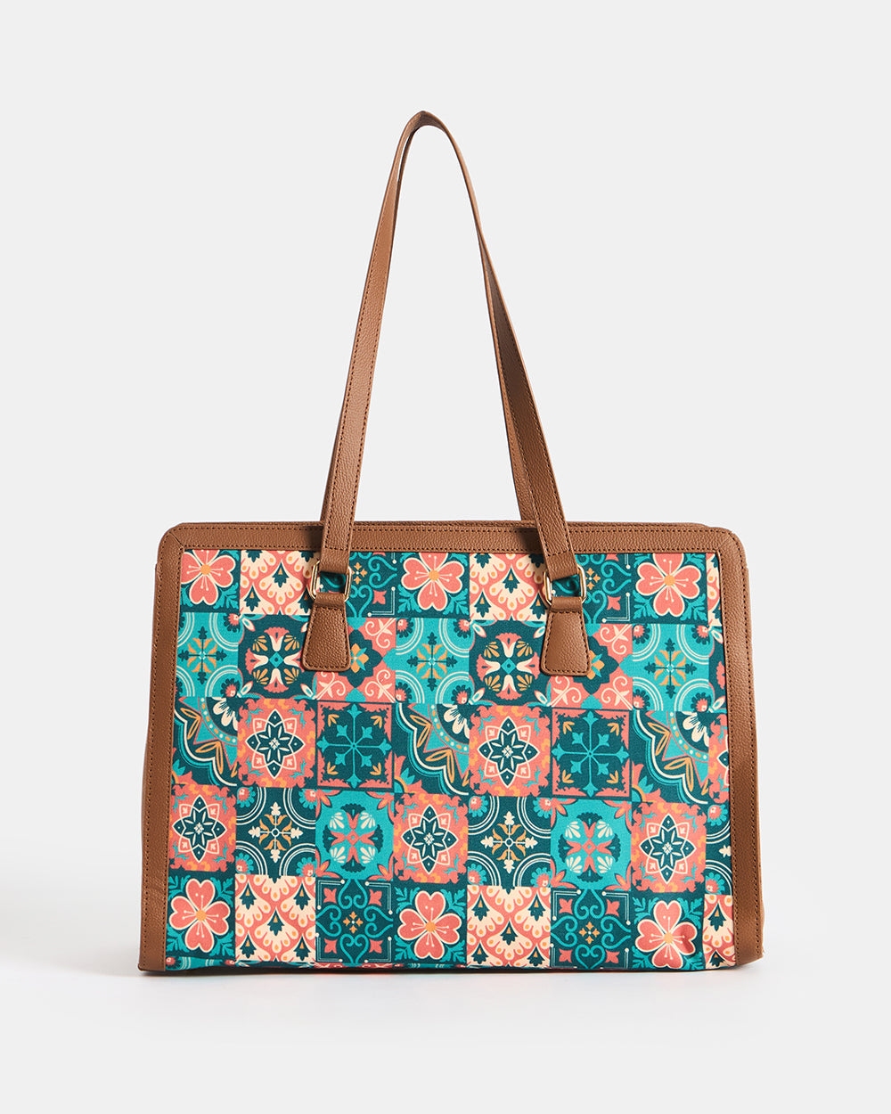 Teal by Chumbak | Moroccan Tiles Office Tote