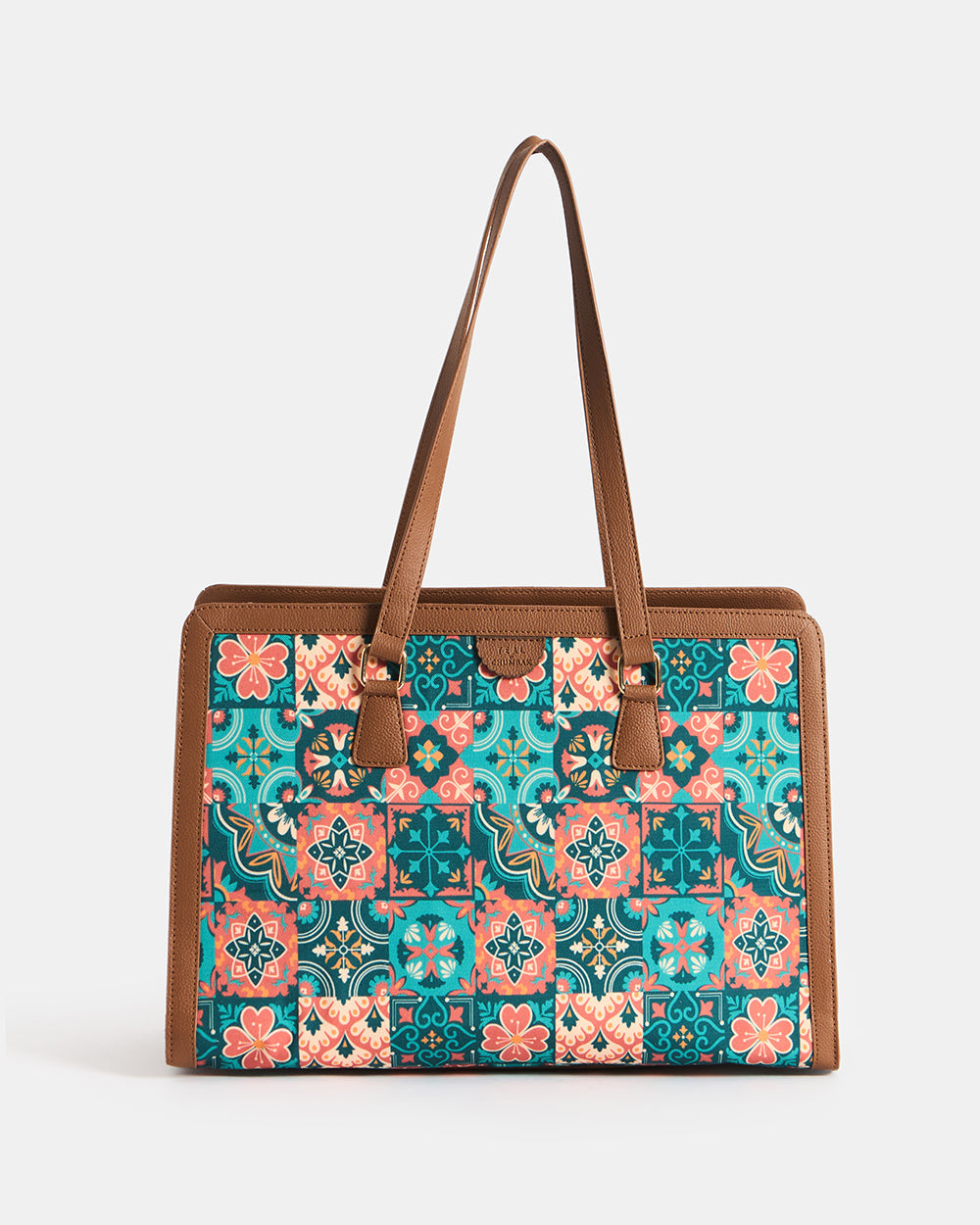 Teal by Chumbak | Moroccan Tiles Office Tote