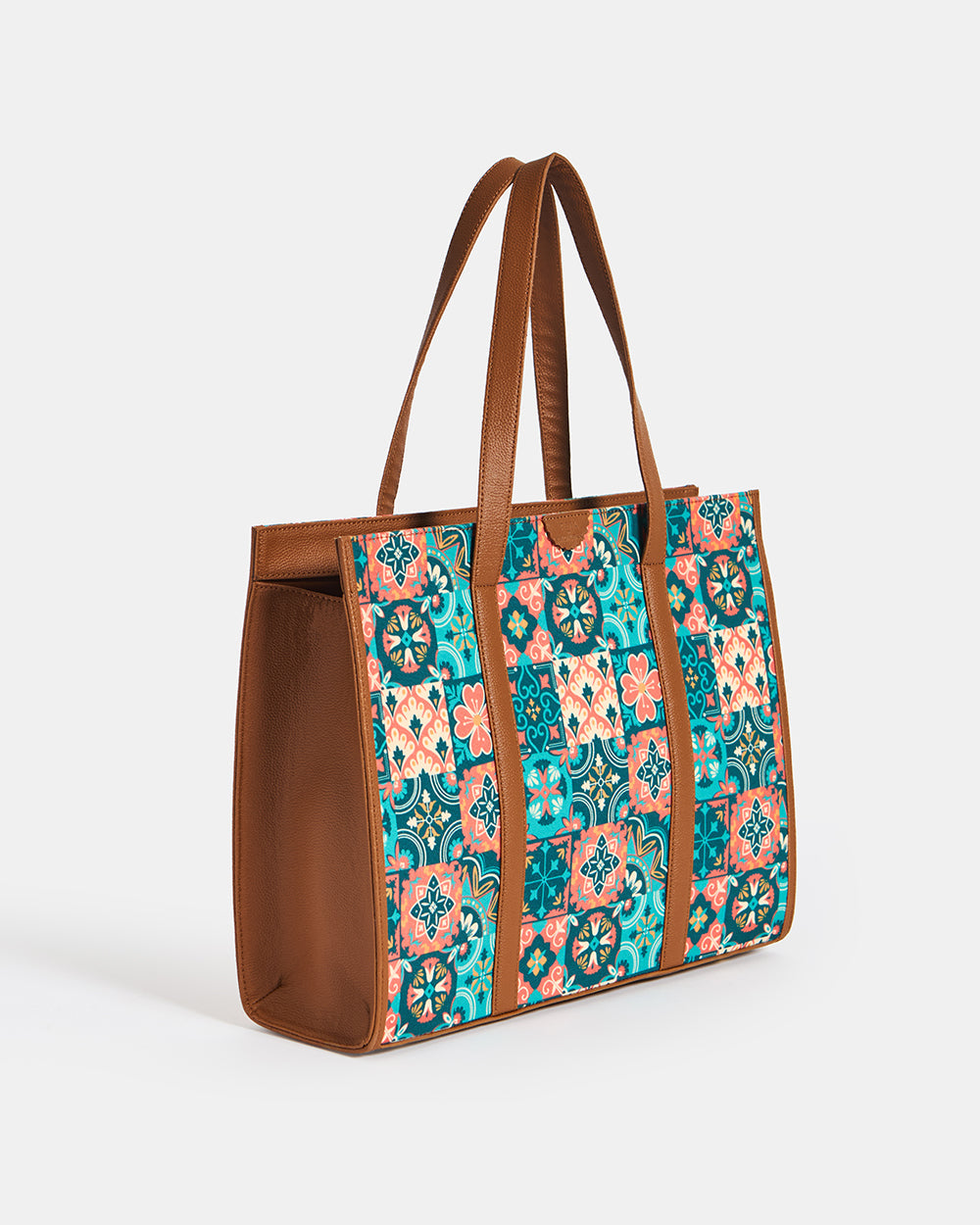 Teal by Chumbak | Moroccan Tiles Canvas Tote