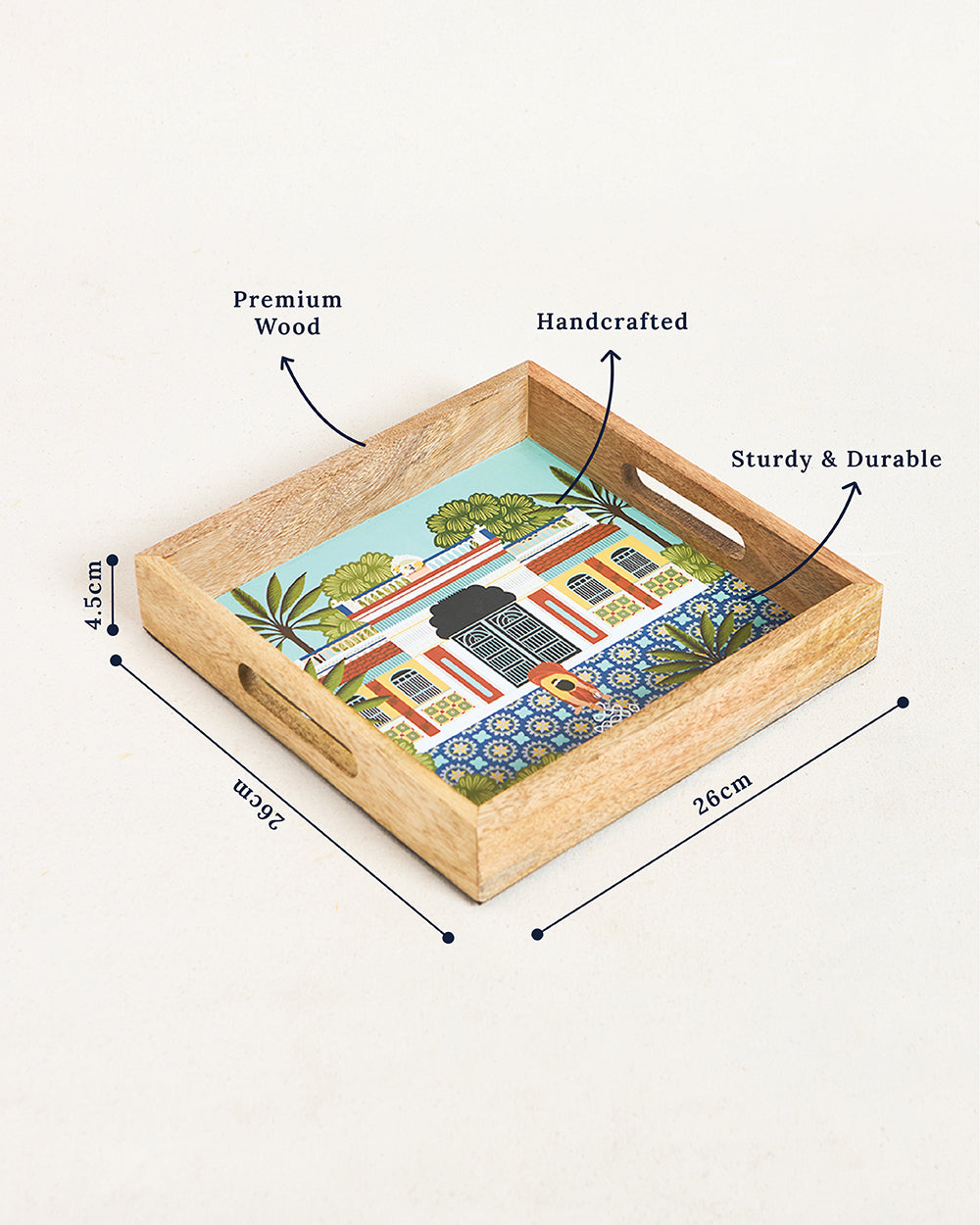 Thinaai Wooden Tray