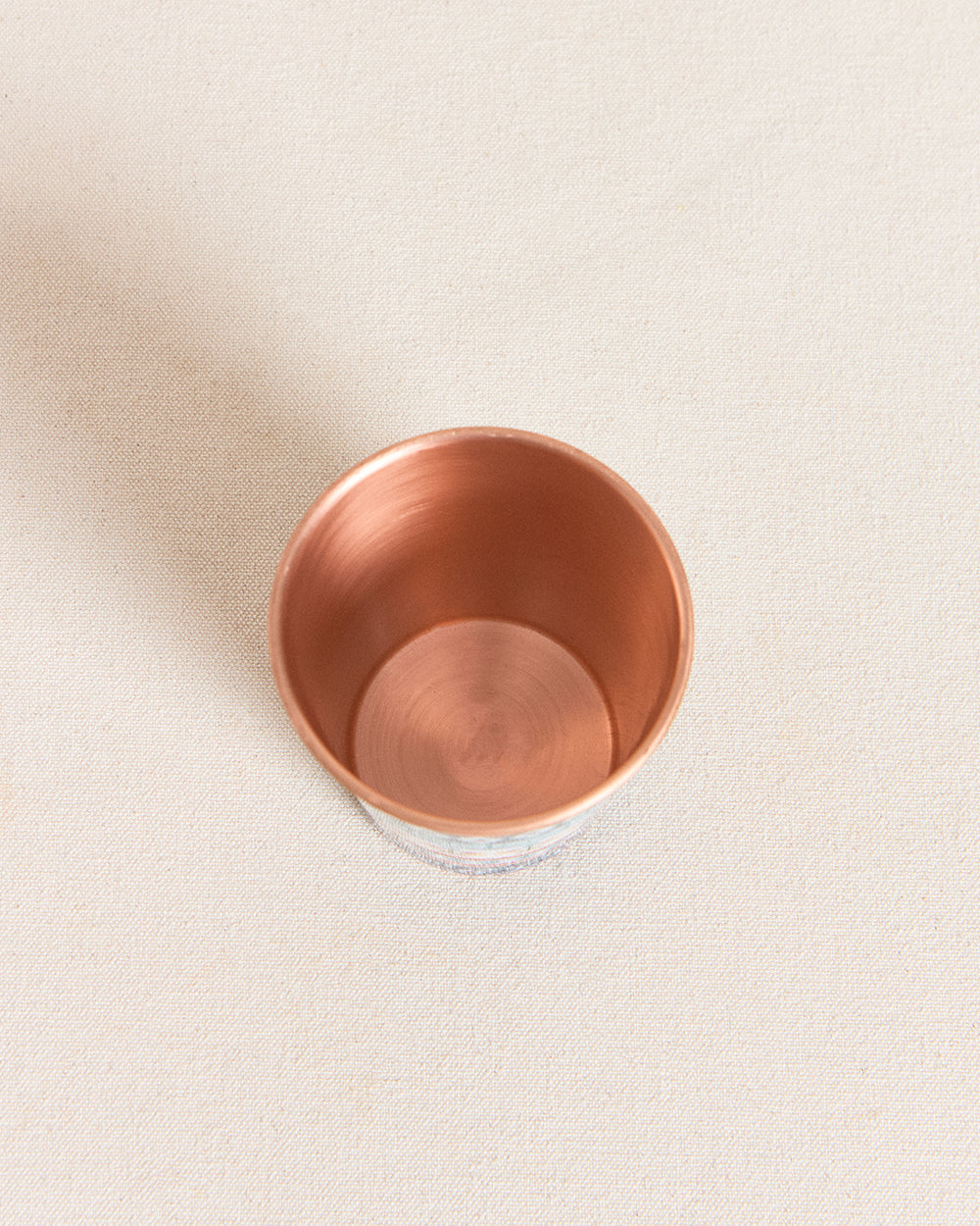 Karaikudi Tiles Copper Tumbler, Small