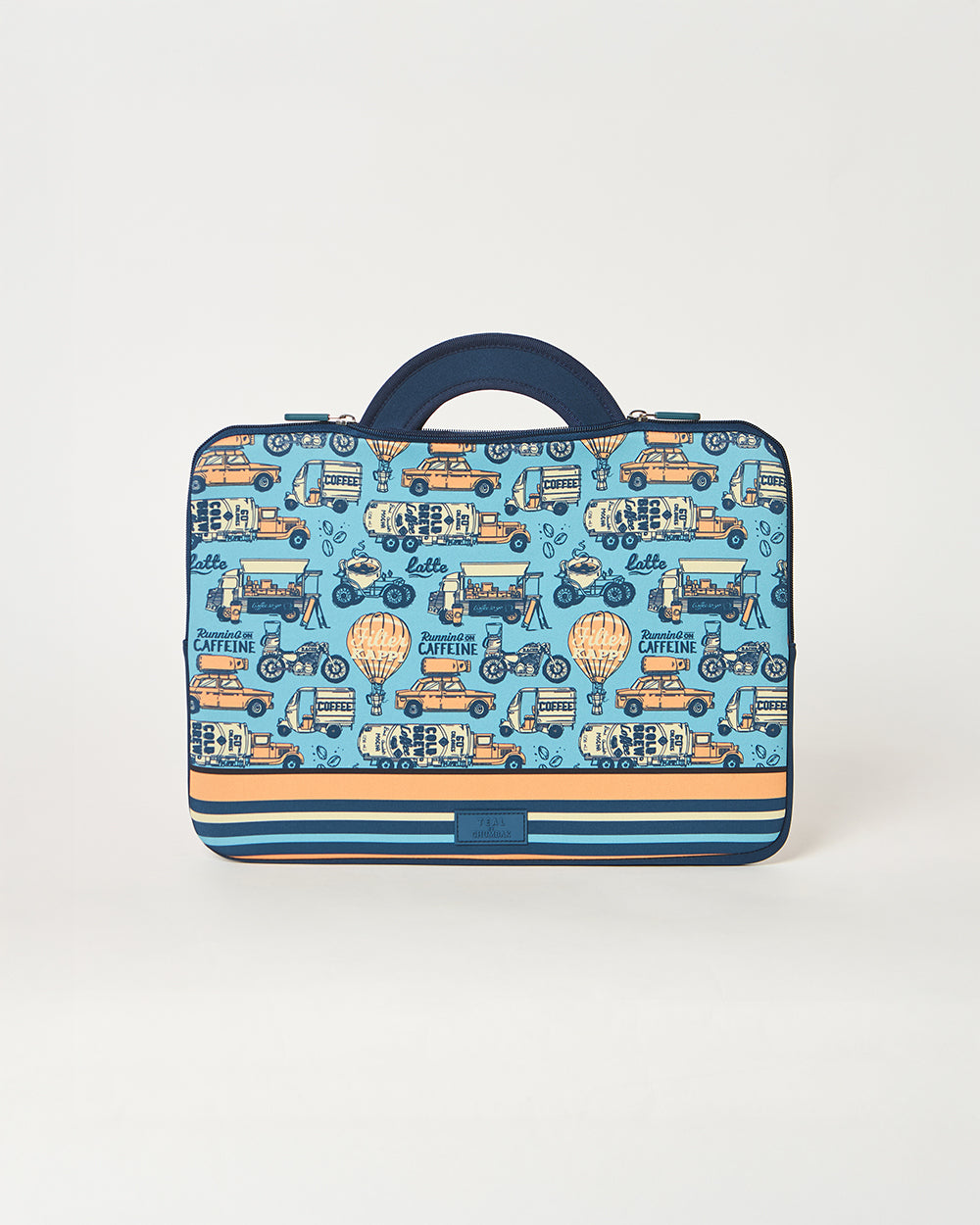 Teal by Chumbak Caffeine Hustle Laptop Sleeve, 13"