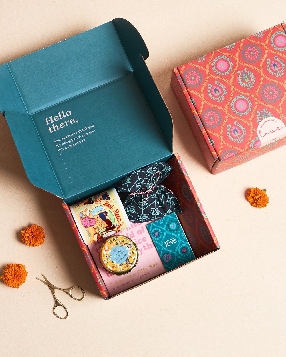 Brew & Bliss Gift Box - Set of 4 (For your Sister)