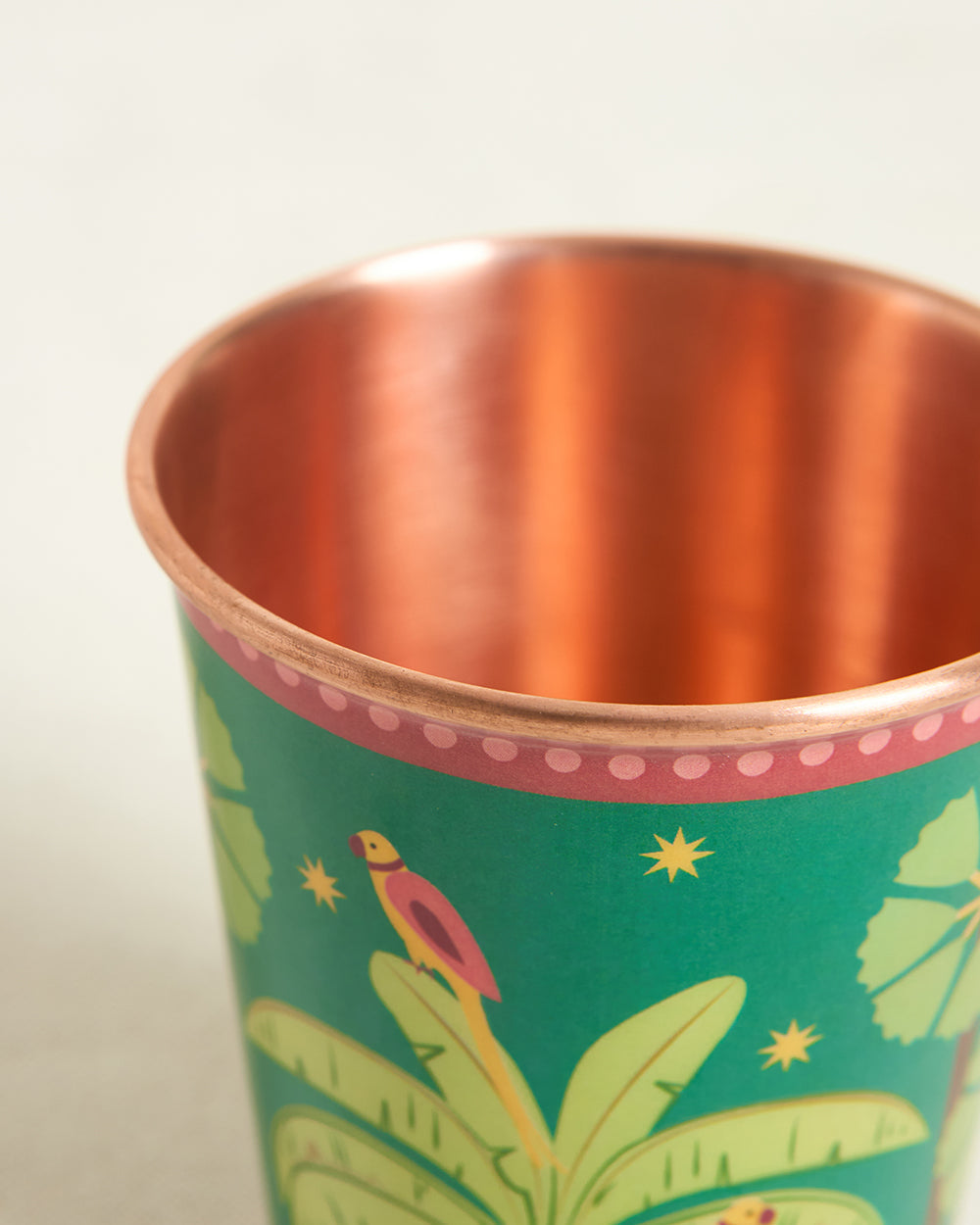 Starry Diwali Saanjh Copper Tumbler - Small