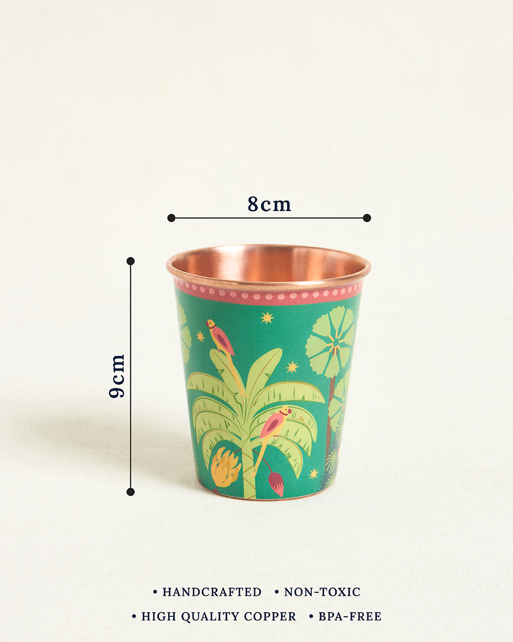 Saanjh Copper Tumbler - Small