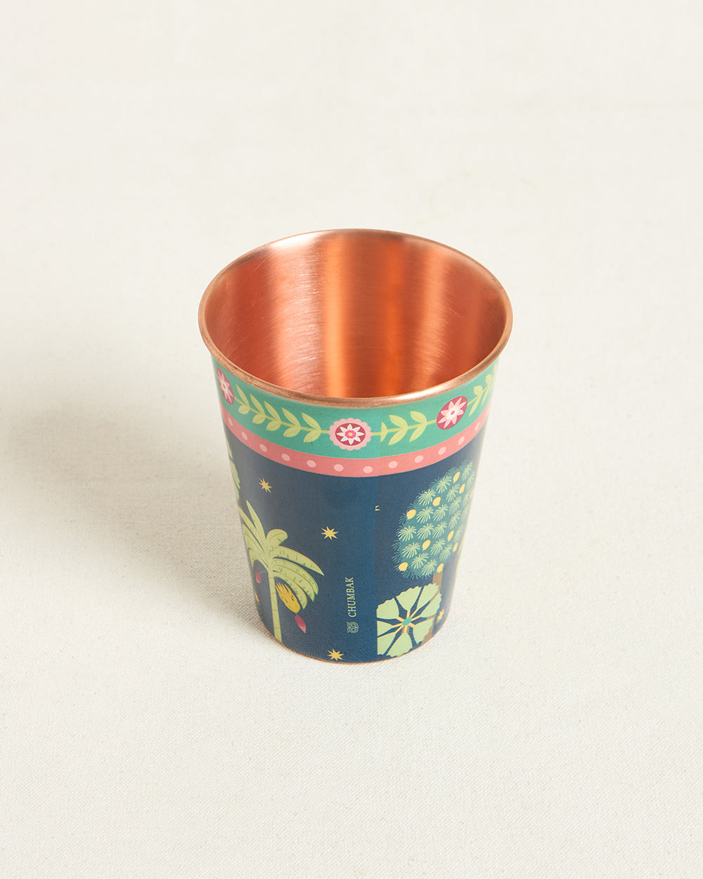 Starry Diwali Chandni Copper Tumbler - Large