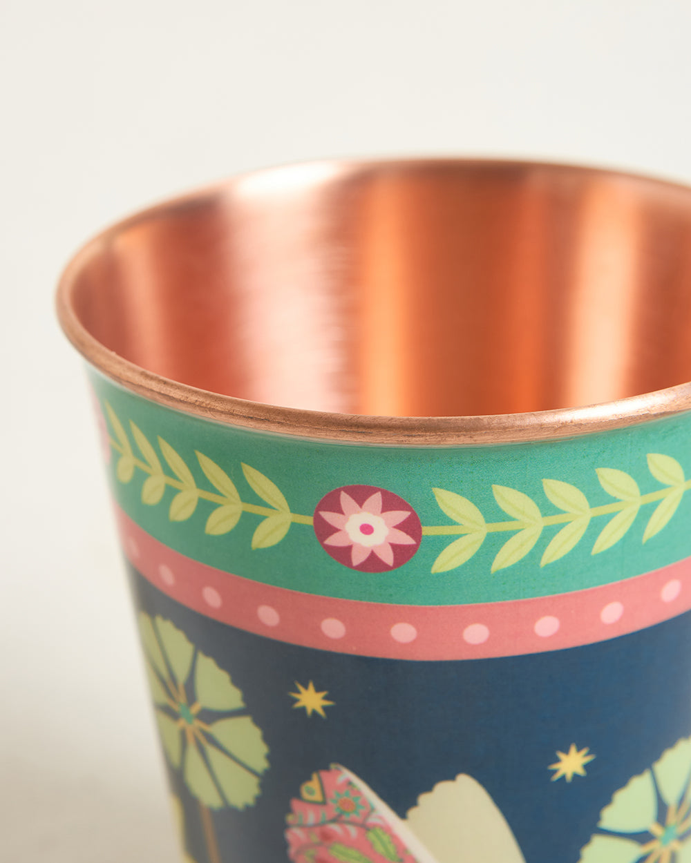 Starry Diwali Chandni Copper Tumbler - Large