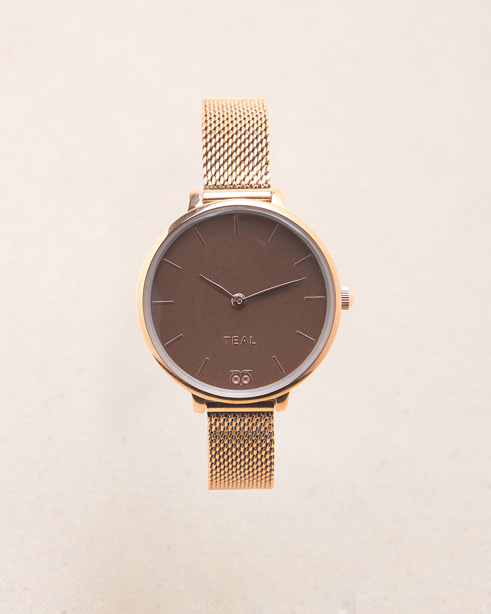 Teal By Chumbak | Cocoa Charm Watch, Mesh Strap