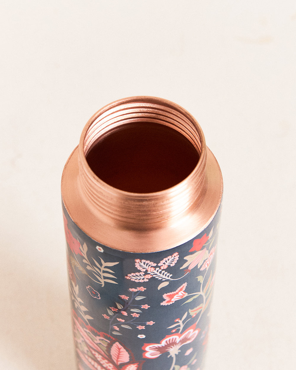 Vintage Rose Copper Bottle