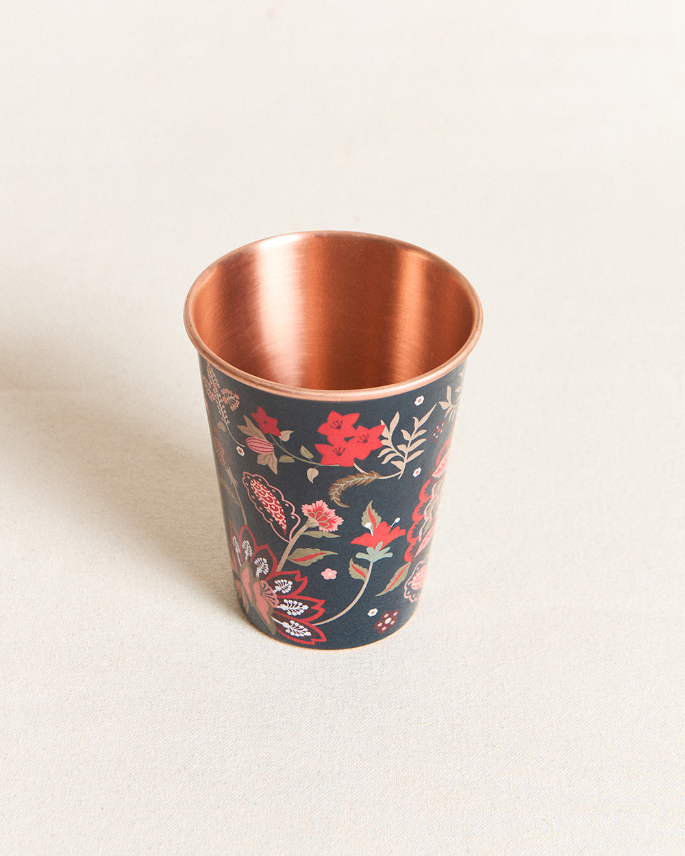 Vintage Rose Copper Tumbler, Large