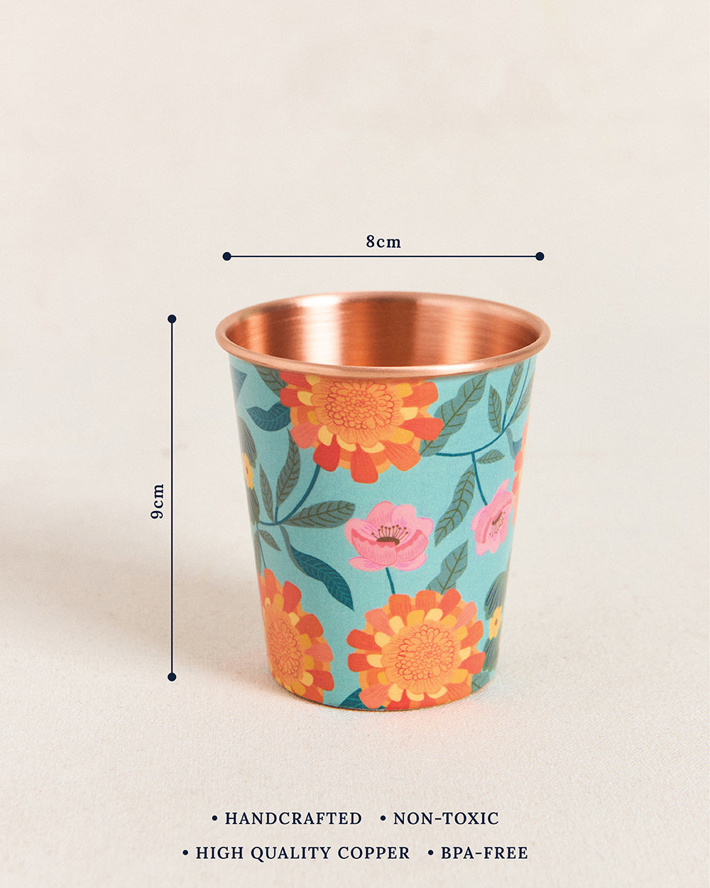 Marigold Copper Tumbler, Small