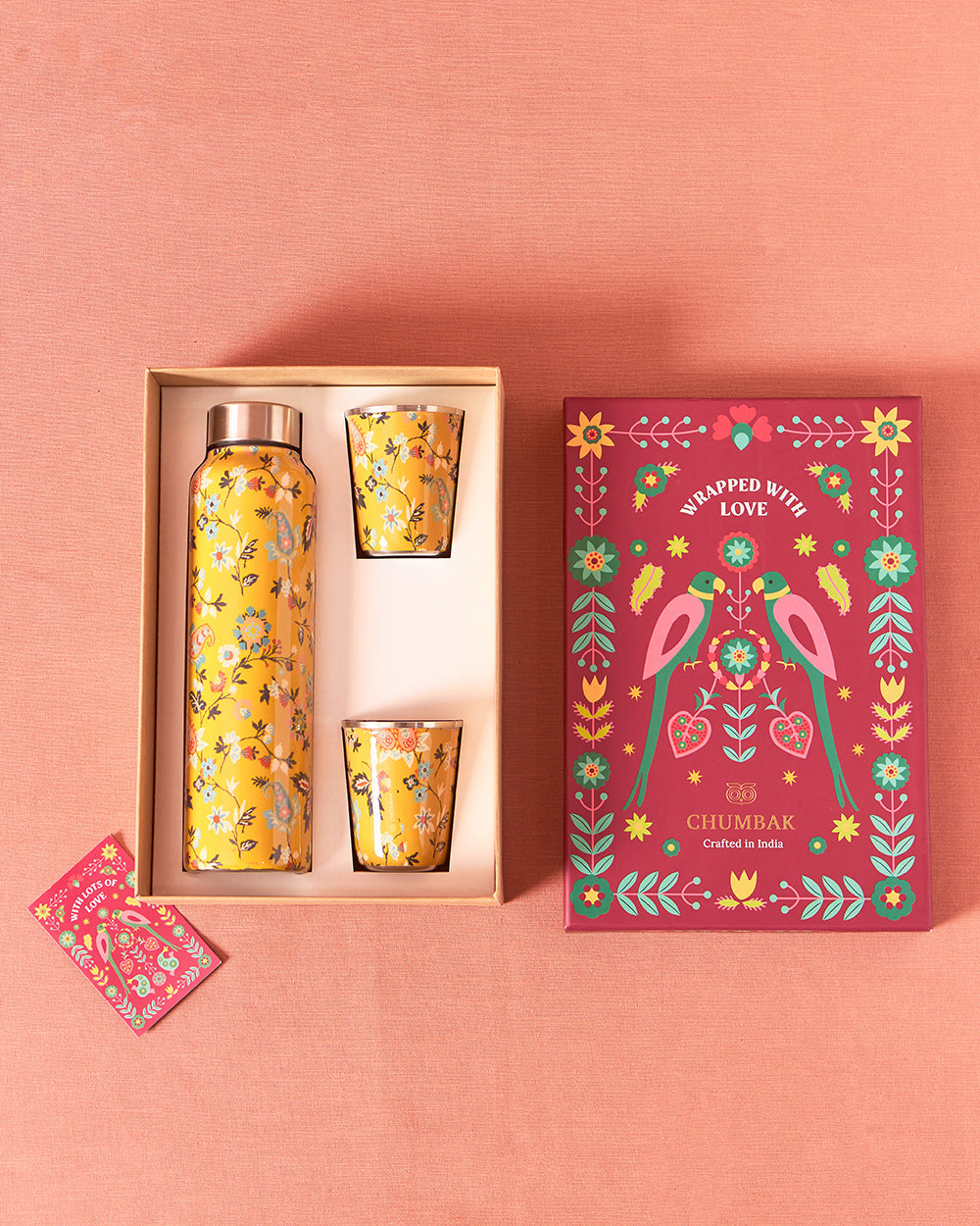 Pixel Paisley Drinkware Gift Set of 3