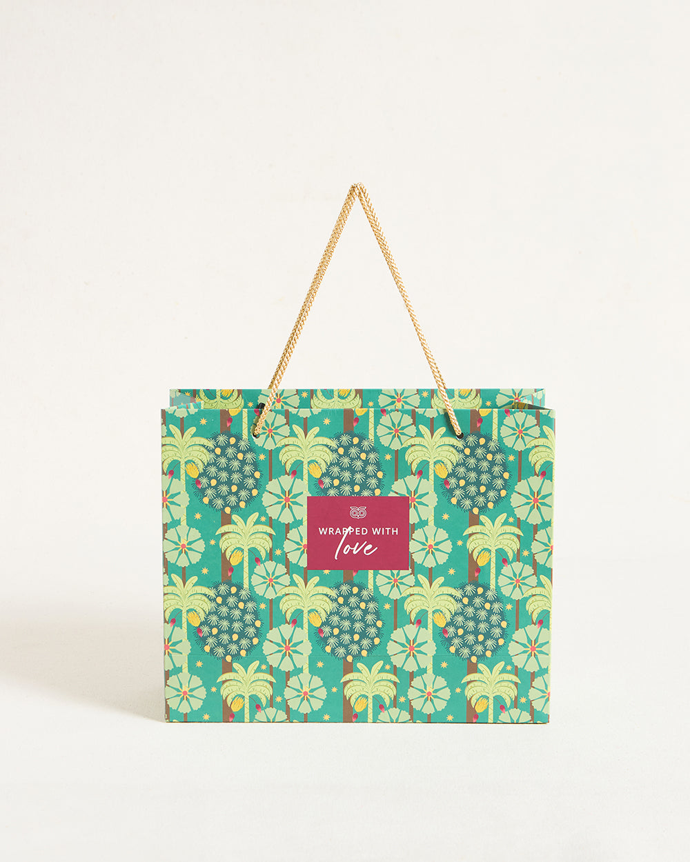 Saanjh Gift Bag with Tag - Horizontal, Medium