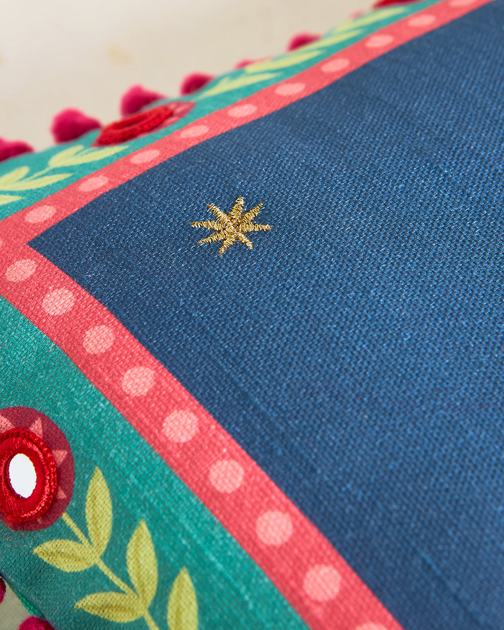 Starry Diwali - Jalsa Cushion Cover | 12"X20"