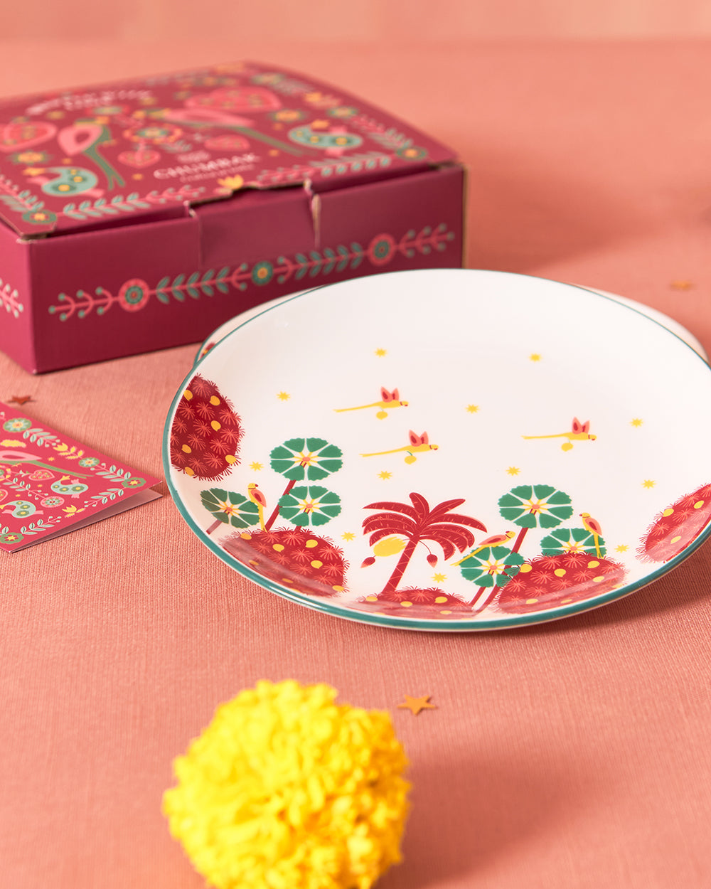 Saanjh Snack Plates Gift Set of 4