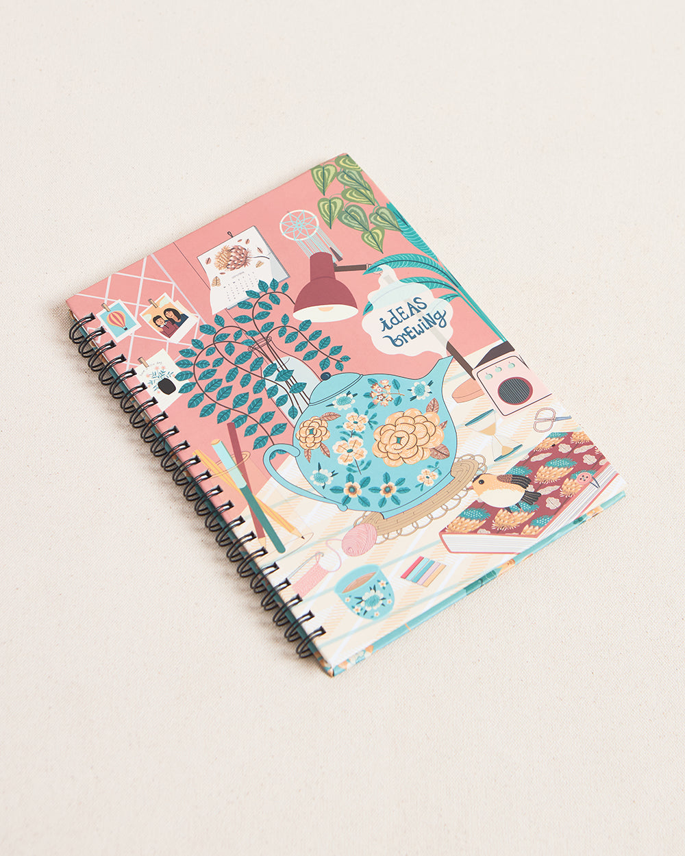 Ideas Brewing Spiral Notebook