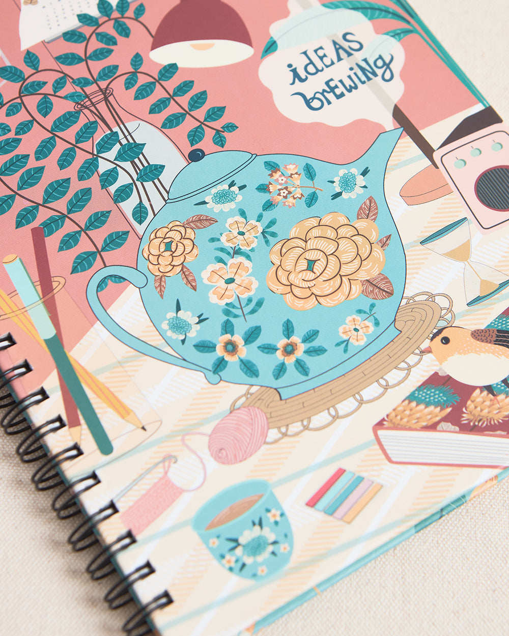 Ideas Brewing Spiral Notebook