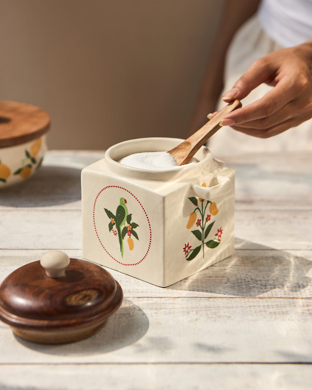 Serenade Storage Jar with Spoon