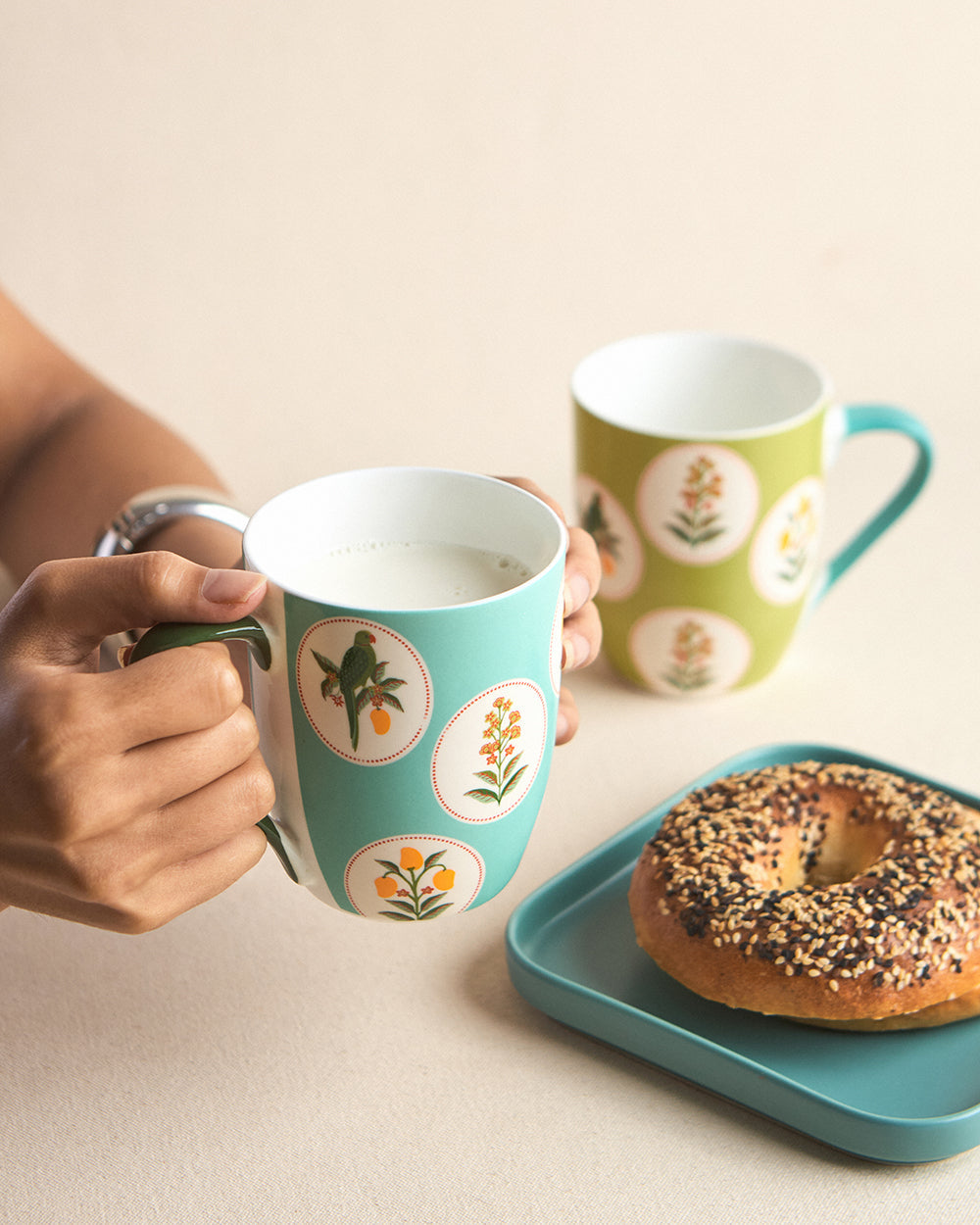 Serenade Brew Mugs Gift Set - Set of 2, 330 ml