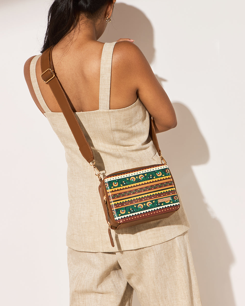 The Jaipur  Sling  - Floral | Digital Nomad