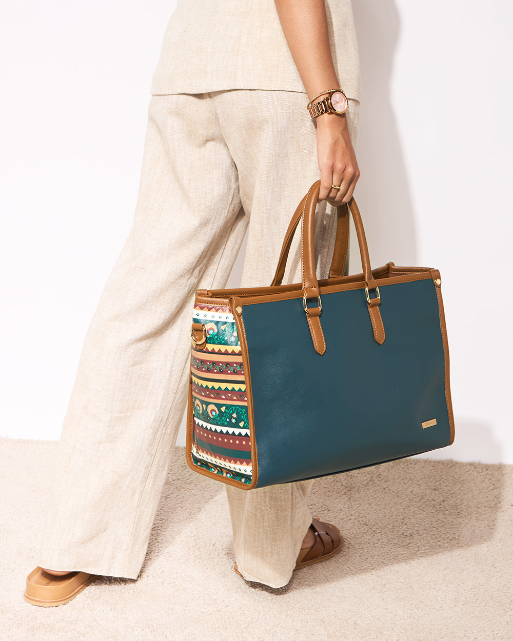 The Tulum Tote - Floral | Digital Nomad