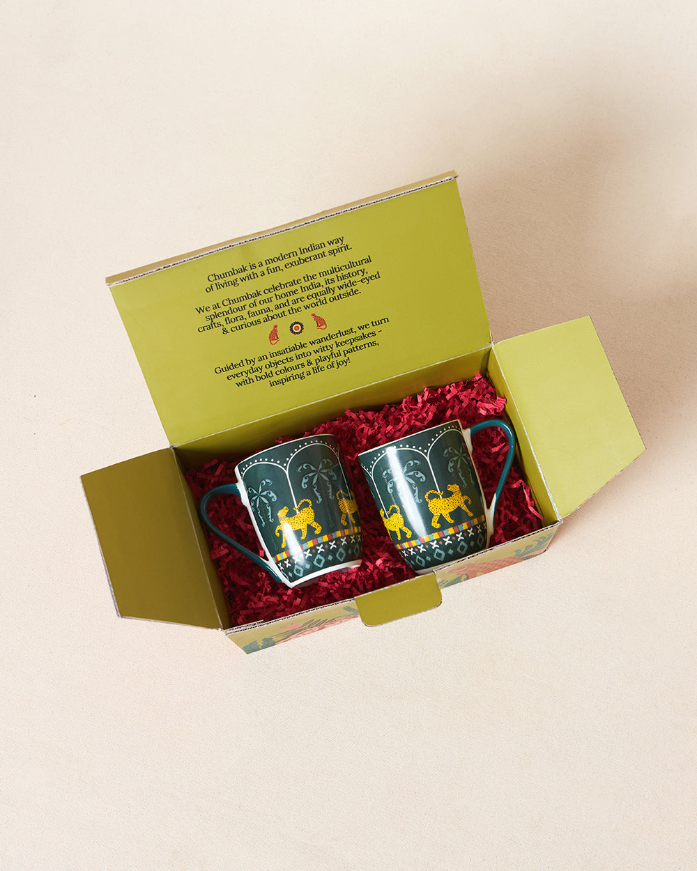 Jungle SoirÃ©e Mugs Gift Set of 2 | Lost in Paradise