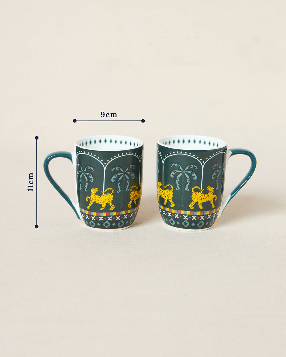 Jungle SoirÃ©e Mugs Gift Set of 2 | Lost in Paradise
