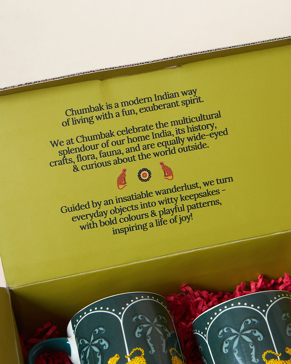 Jungle SoirÃ©e Mugs Gift Set of 2 | Lost in Paradise