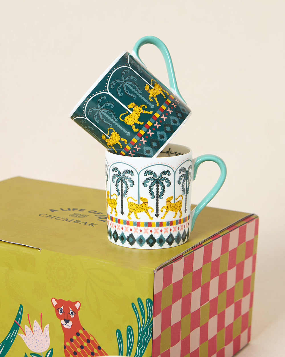 Jungle SoirÃ©e Mugs Gift Set of 6 | Lost in Paradise