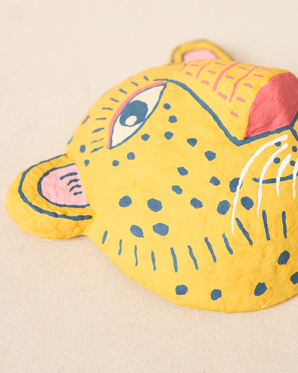 Leopard Mask Wall DÃ©cor, Paper Mache | Lost in Paradise