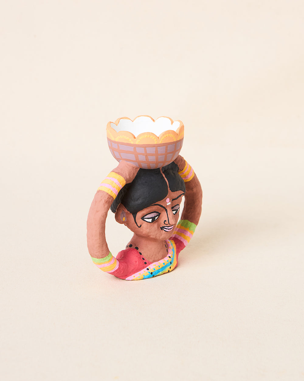 Mala Paper Mache Candle Stand | Lost in Paradise