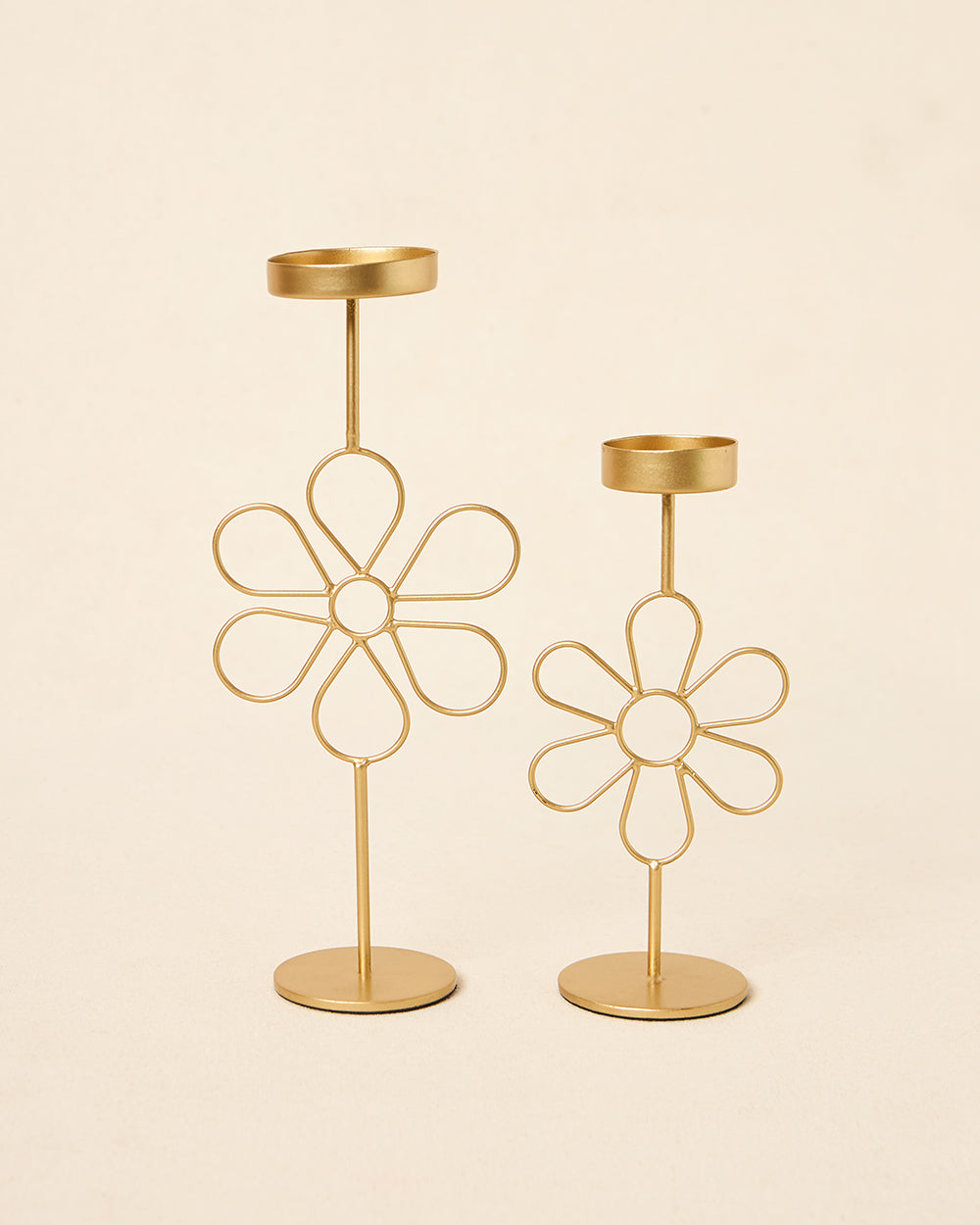 Phool Diya T-light Holders, Set of 2 | Palace Memoirs
