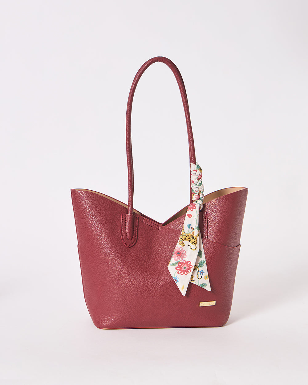 The Skies Tote & Sling Bag, Maroon | Lost In Paradise