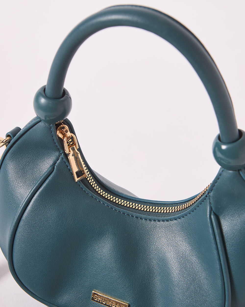 The Venice Crescent Handbag, Deep Teal | Lost In Paradise