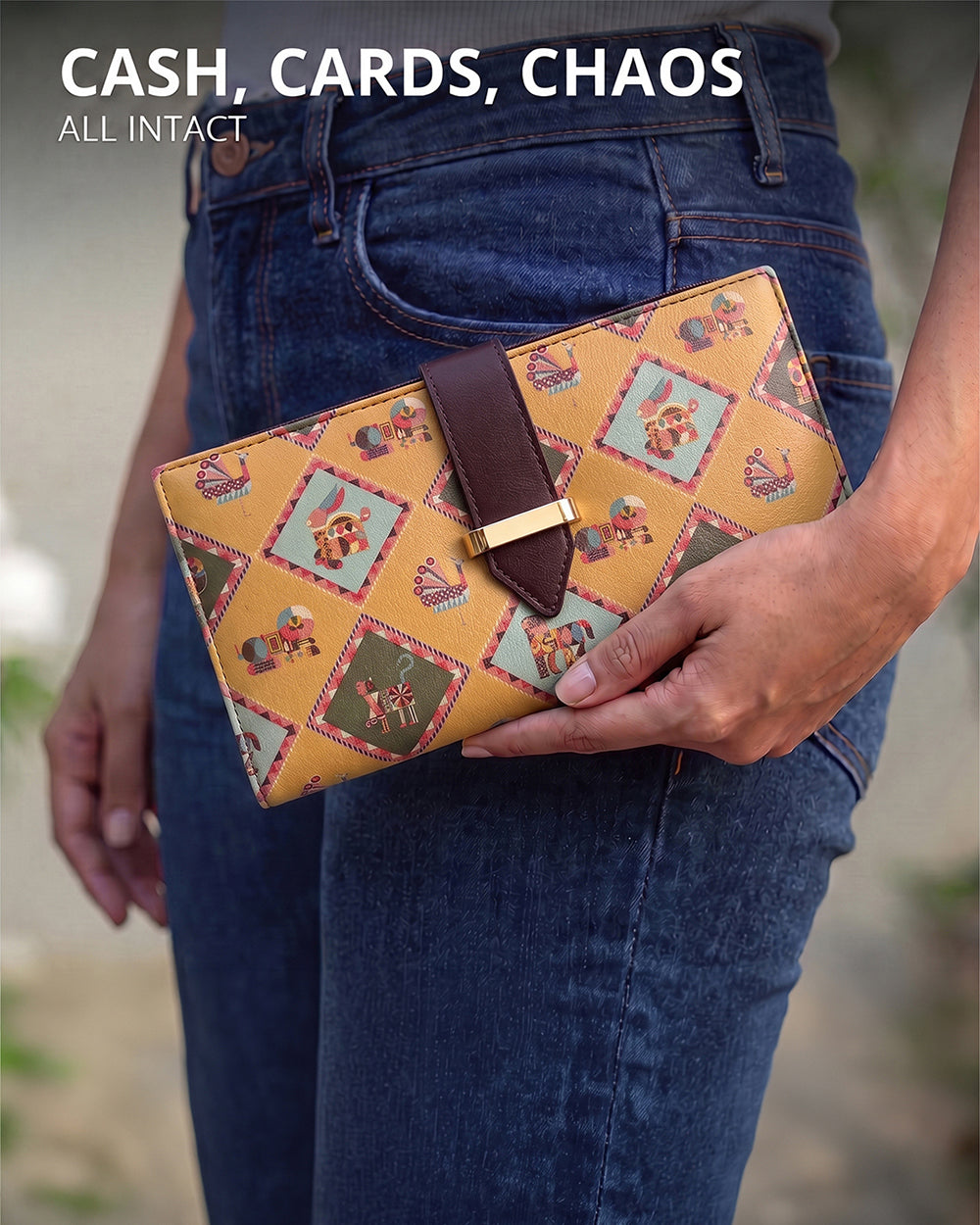 Goa Fiesta Long Wallet | Forest Folklore