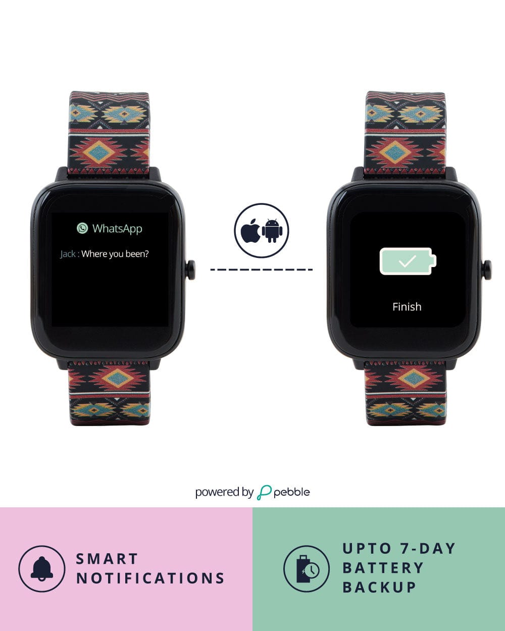 Chumbak Squad Smartwatch 2.0 - Aztec Marvel S22