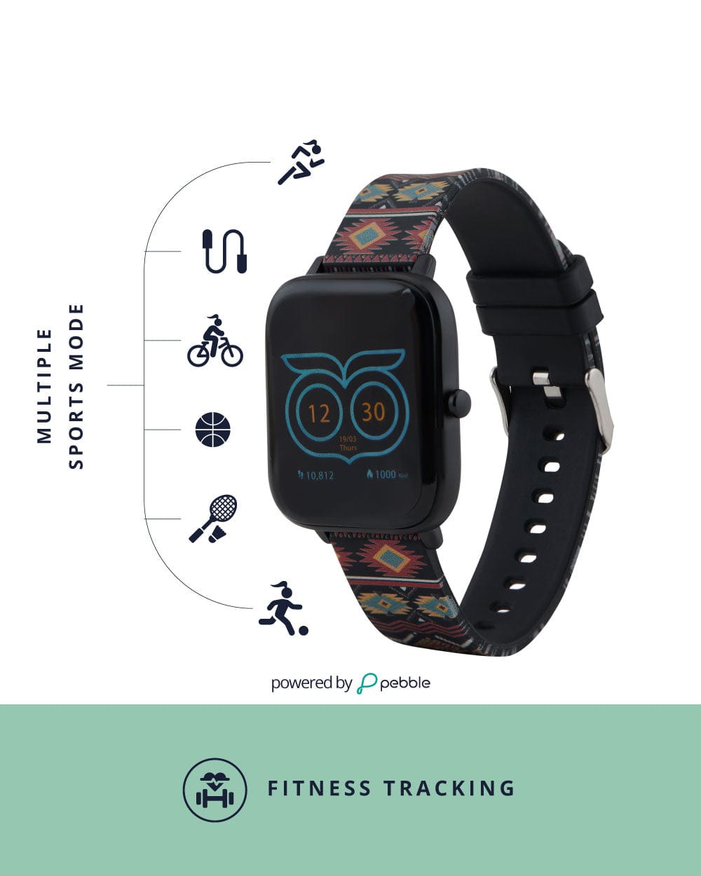 Chumbak Squad Smartwatch 2.0 - Aztec Marvel S22