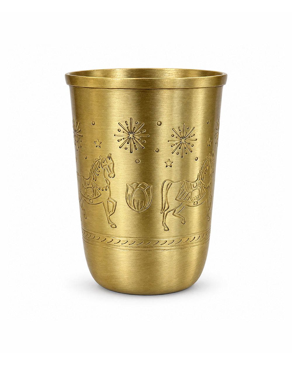Haveli Ride Brass Tumbler | Haveli Socials