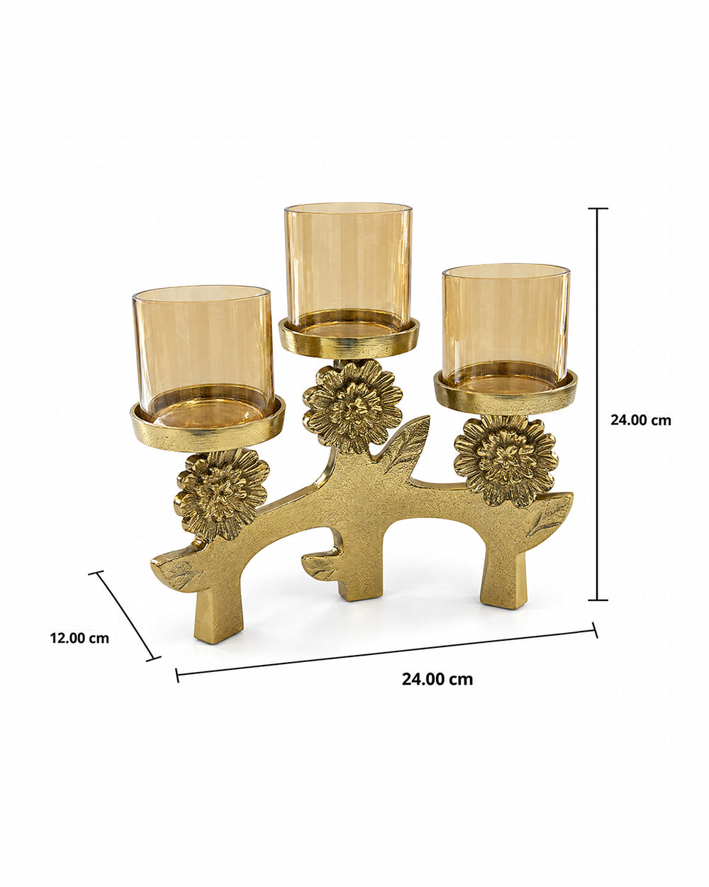 Genda Glow Candle Holder | Haveli Socials