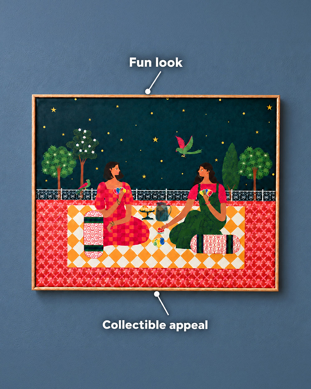 Golden Shaam Canvas Art | Haveli Socials