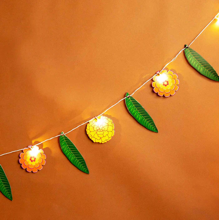 Marigold Festive Wooden Festive String Light