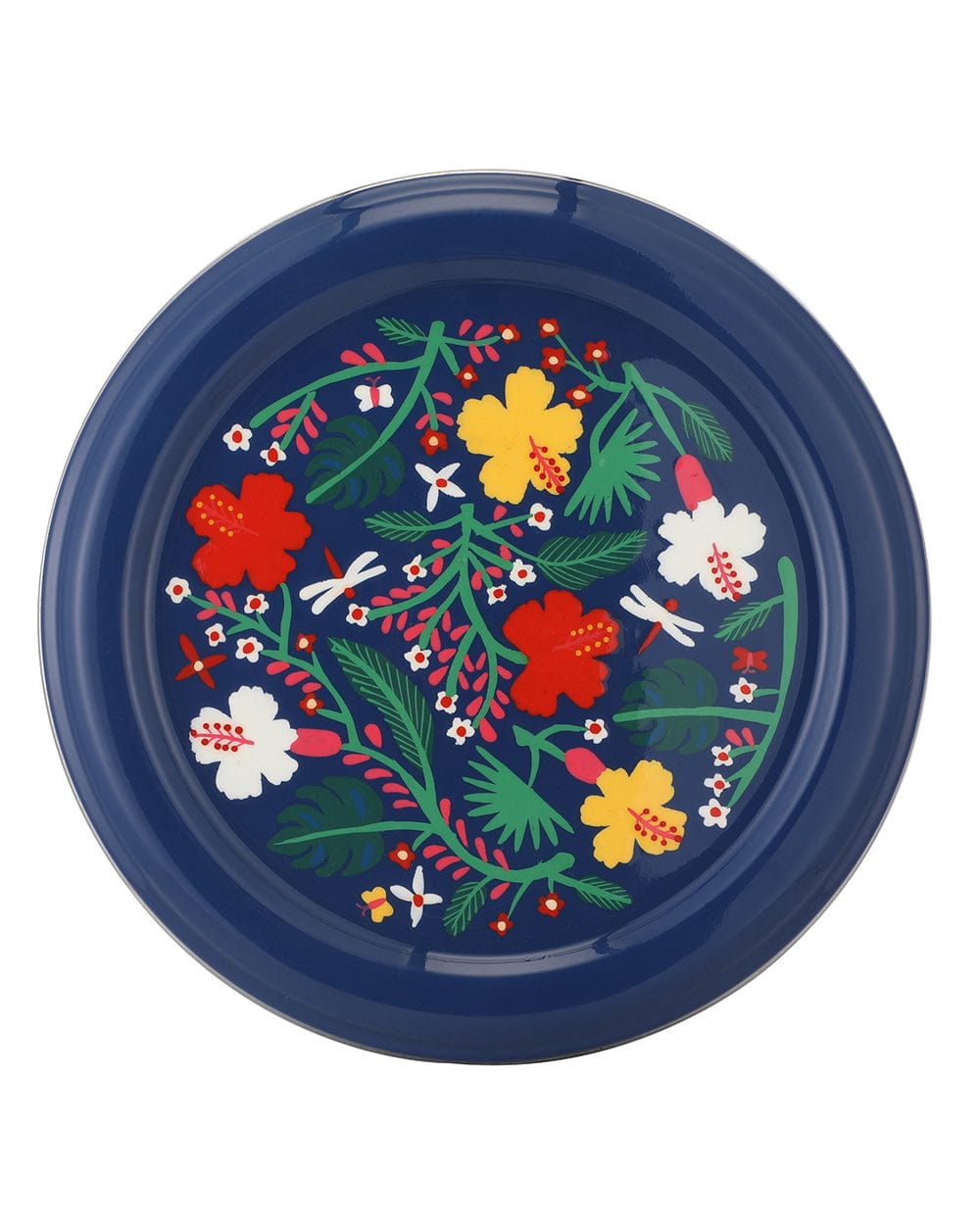 Chumbak Misty Forest Steel Spice Box - Blue