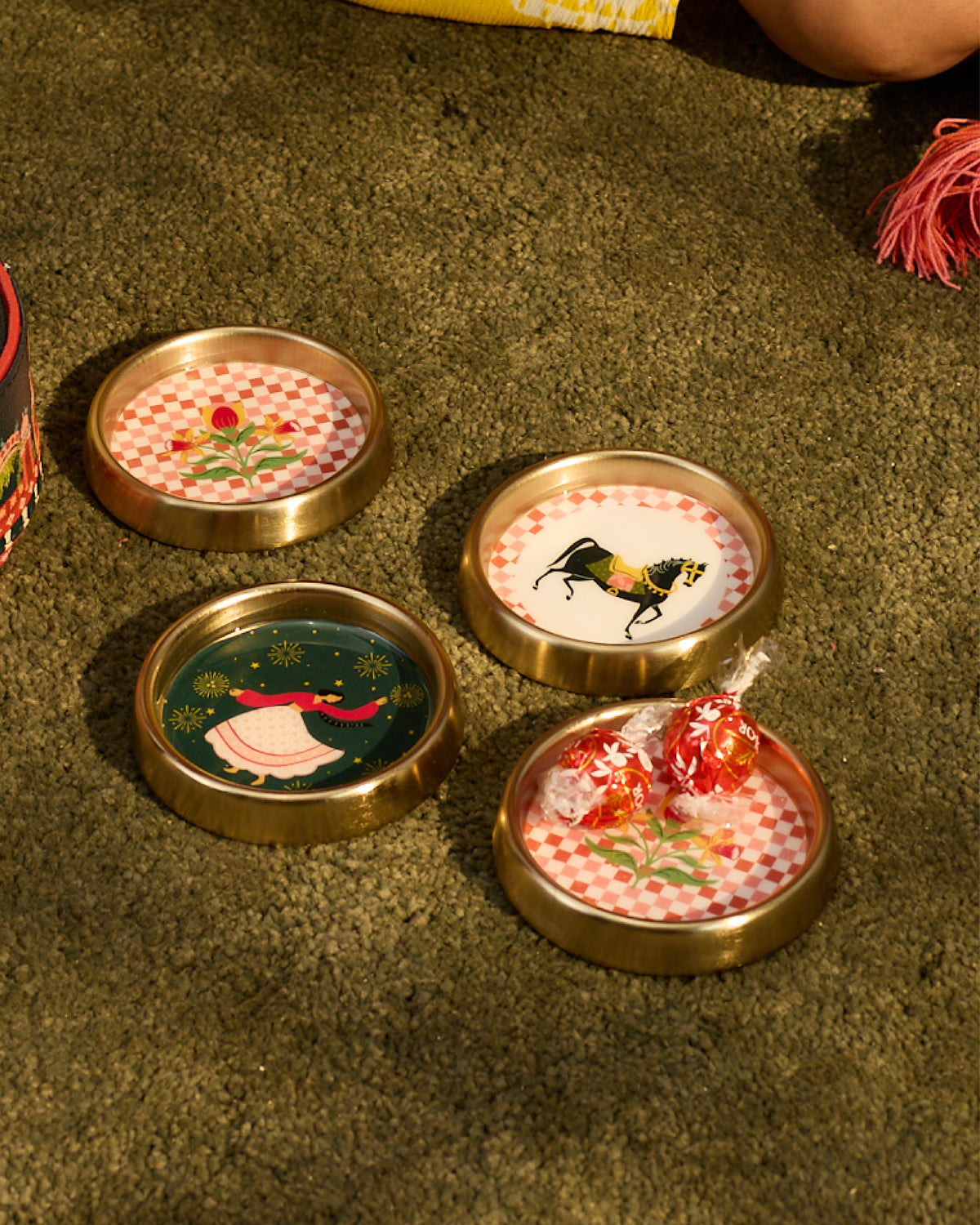 Charbhagh Coasters Set of 4 | Haveli Socials