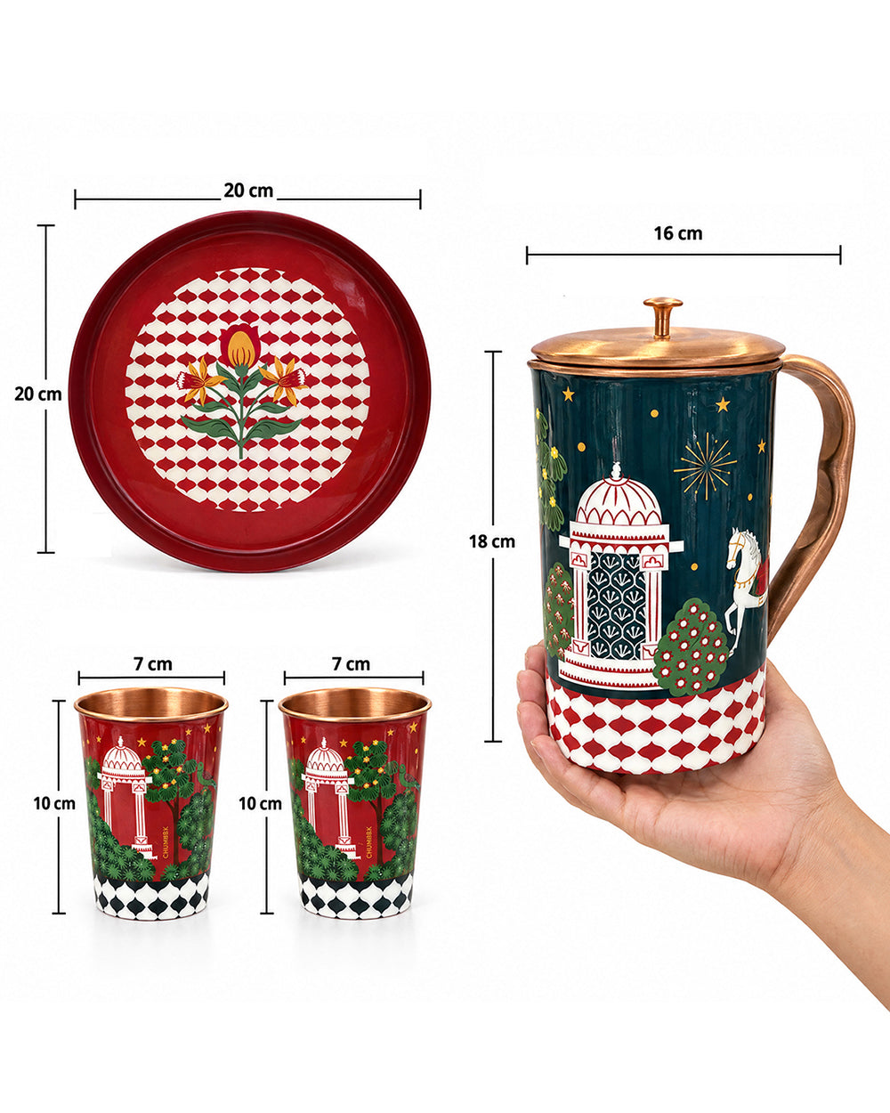 Daawat & Drama Drinkware Gift Set | Haveli Socials
