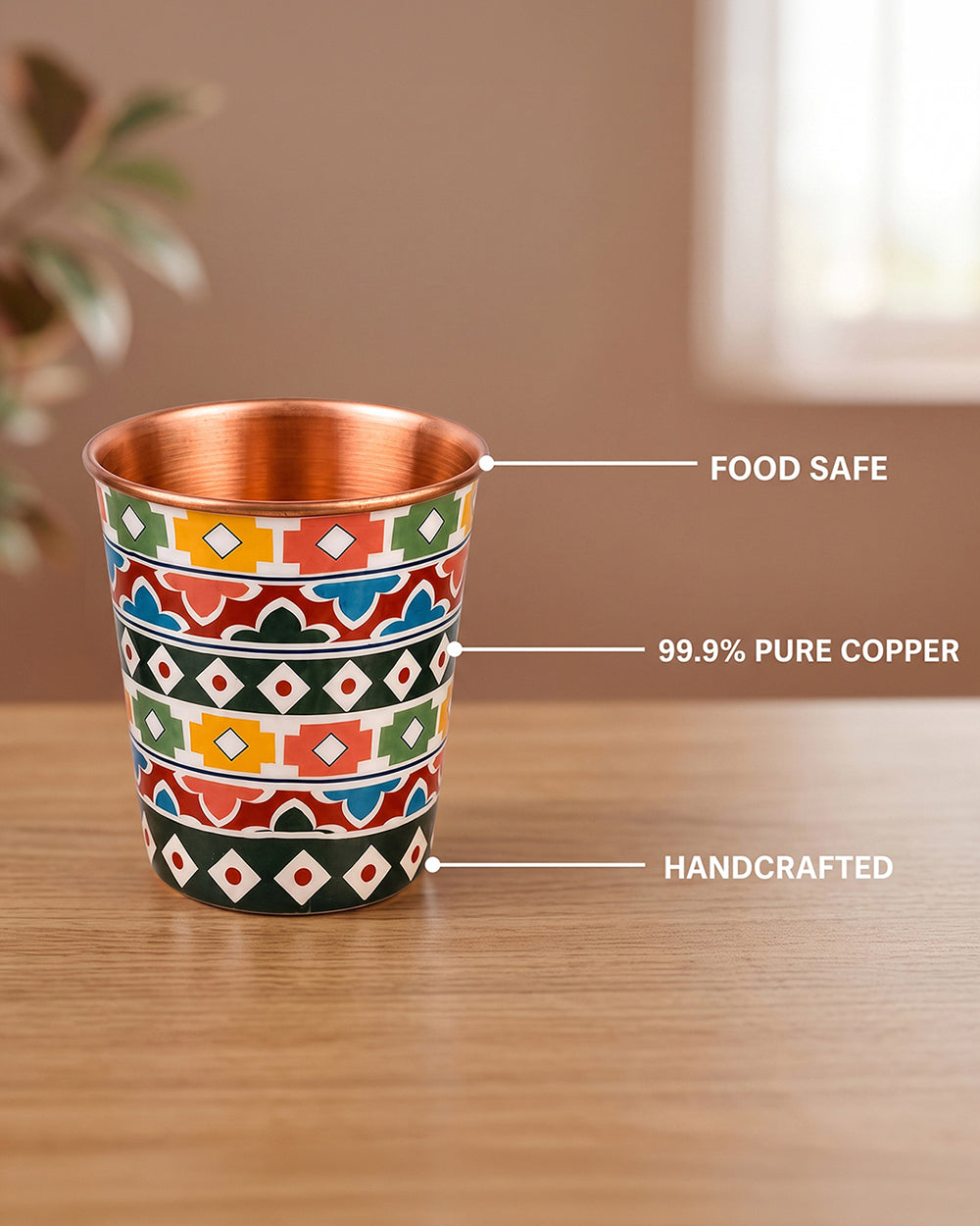 Folklore Copper Tumbler - 250 ml | Forest Folklore