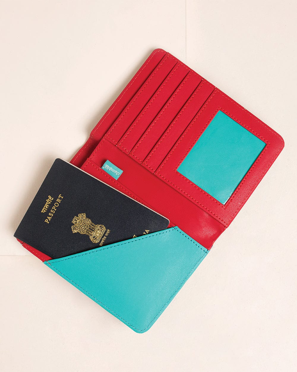 Chumbak Travel Diaries Blue Passport Holder