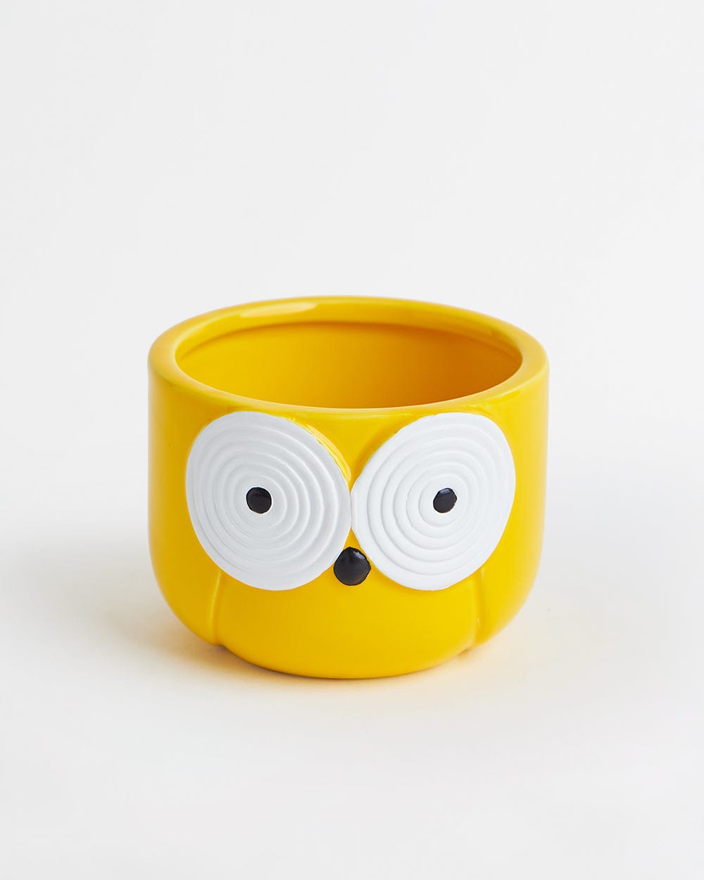 Chumbak OWL is Good Mini Planter - Yellow